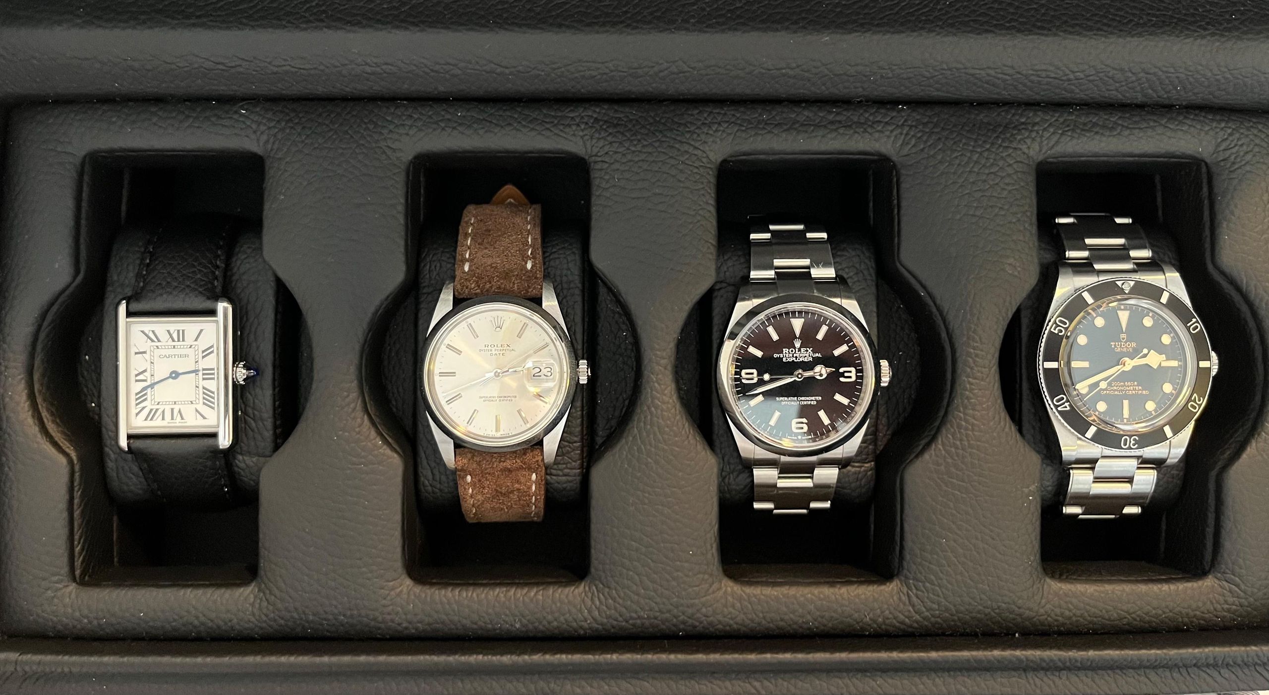 A pretty nice collection of 54 Watches Gerard Petit Vintage Diamond Watch | David main image 4