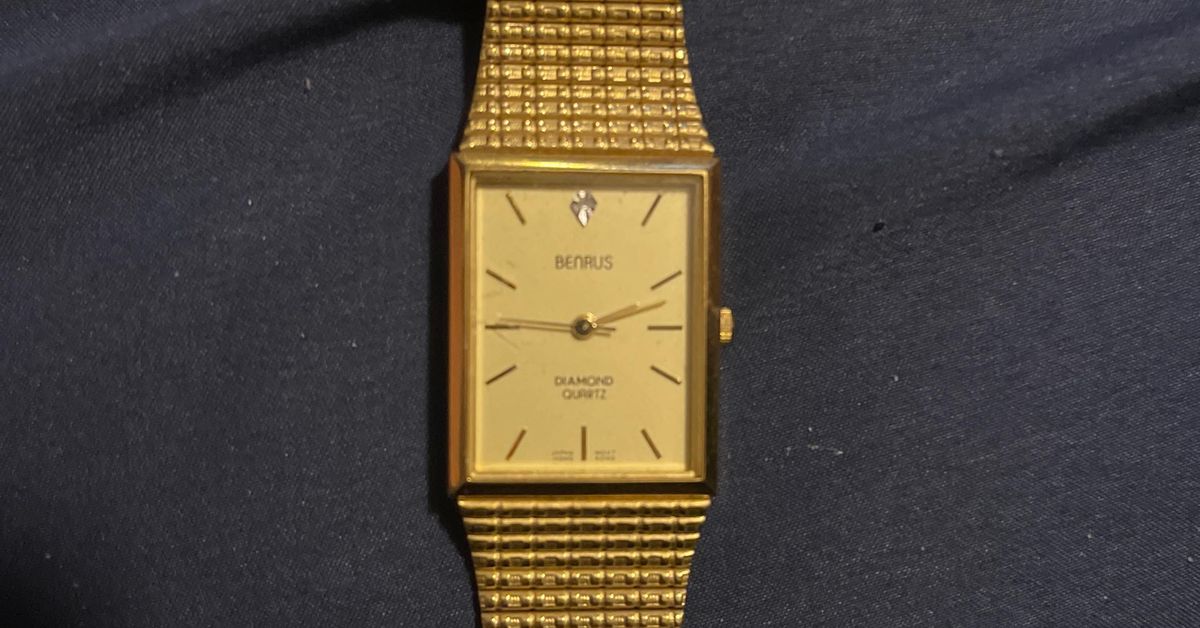 benrus diamond watch