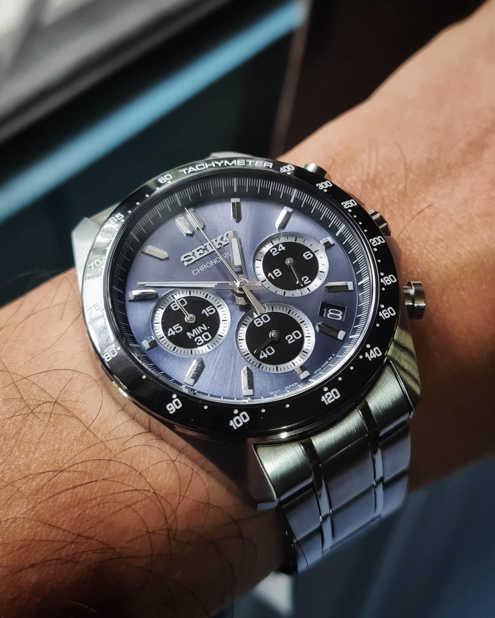 Marimarim 【新品】SEIKO SBTR027 SEIKO Spirit SBTR027 Chronograph Quartz Men's Watch