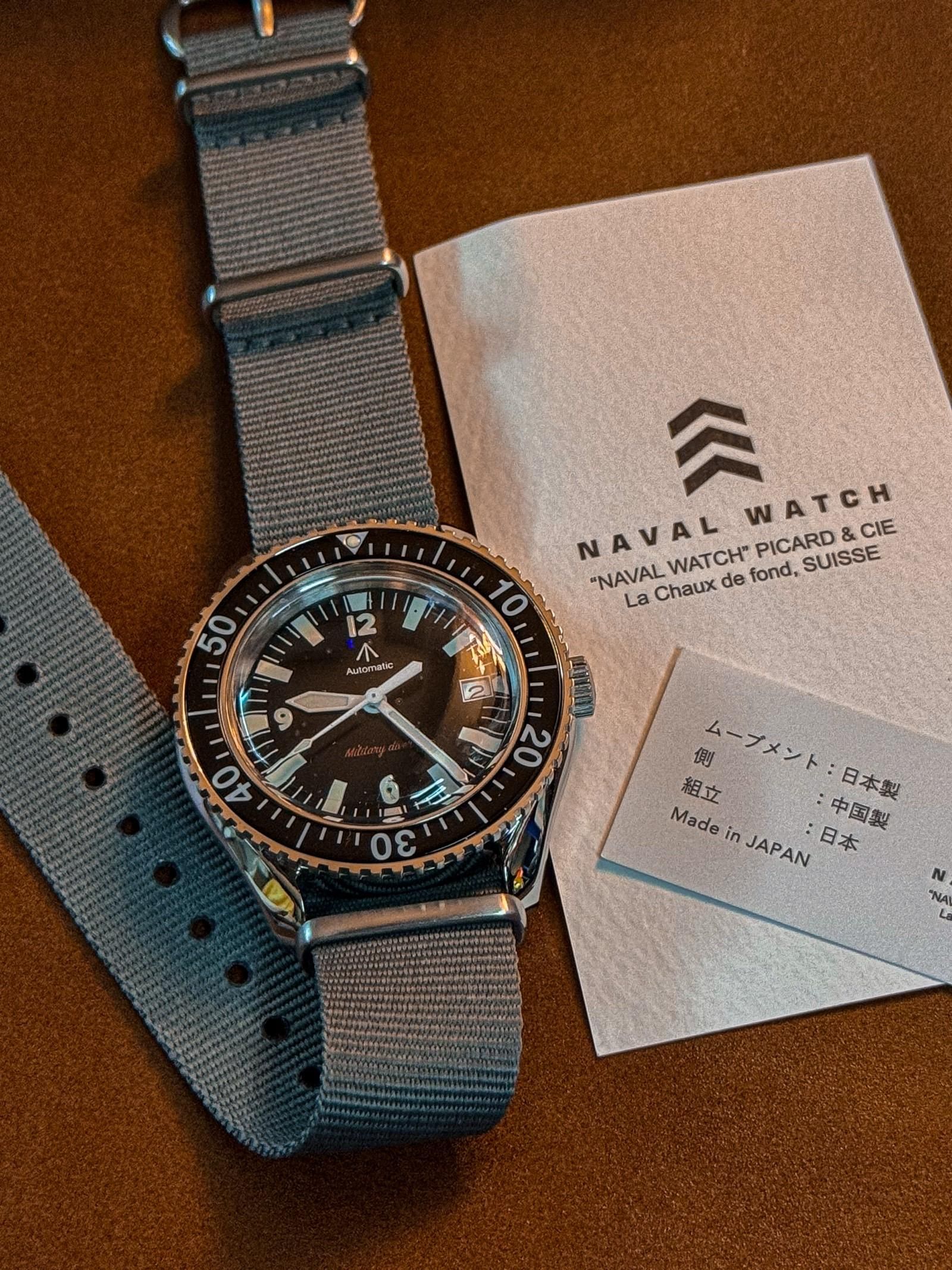 Japanese Microbrand Naval Watch Co. Military Diver | WatchCrunch