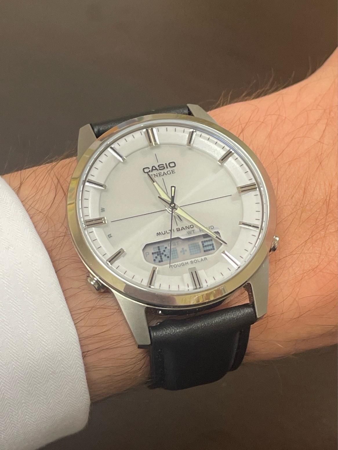 CASIO LINEAGE LCW-M170T チタン ソーラー電波 Casio Lineage LCW-M170T Review | WatchCrunch