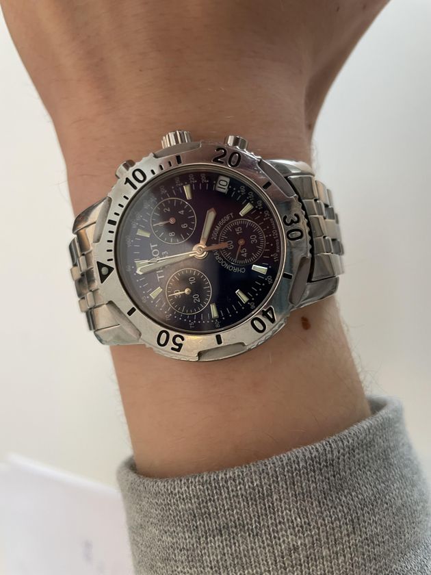 時計 TISSOT T362/462 QZ CHRONOGRAPH BOX ETC Tissot PRS 200 Silver Men's Watch - T362/462 for sale online
