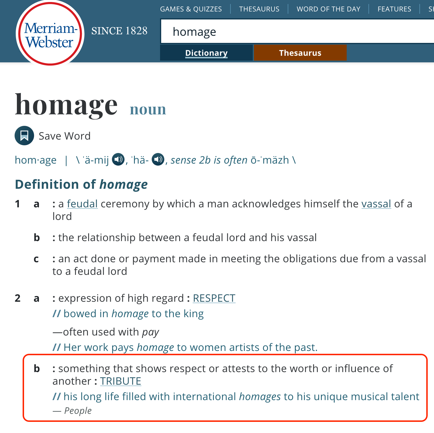 Homage Word Direct Design Copy vs Homage / Tribute | WatchCrunch