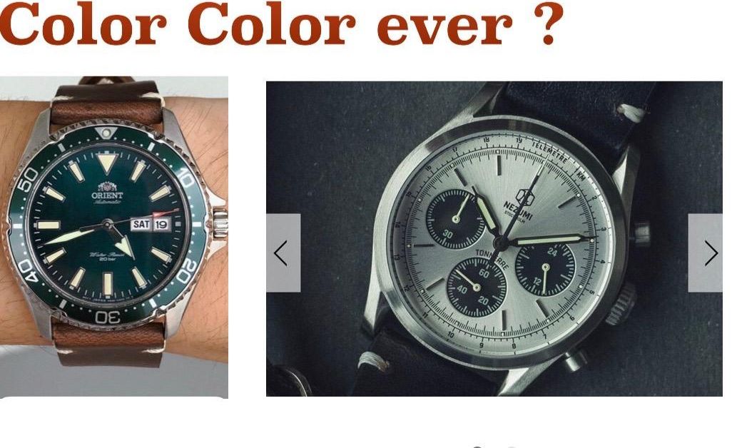 Most chosen dial color ever ? | WatchCrunch
