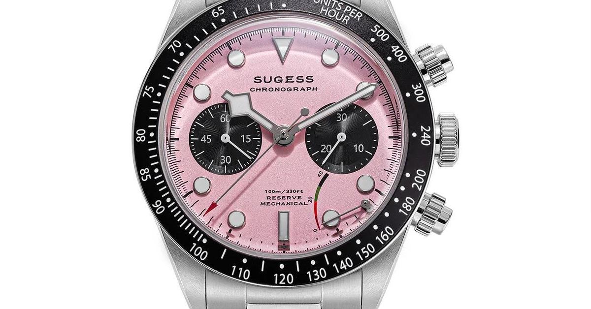 Chrono Heritage S457 Chronograph Power Reserve Pink Panda Dial