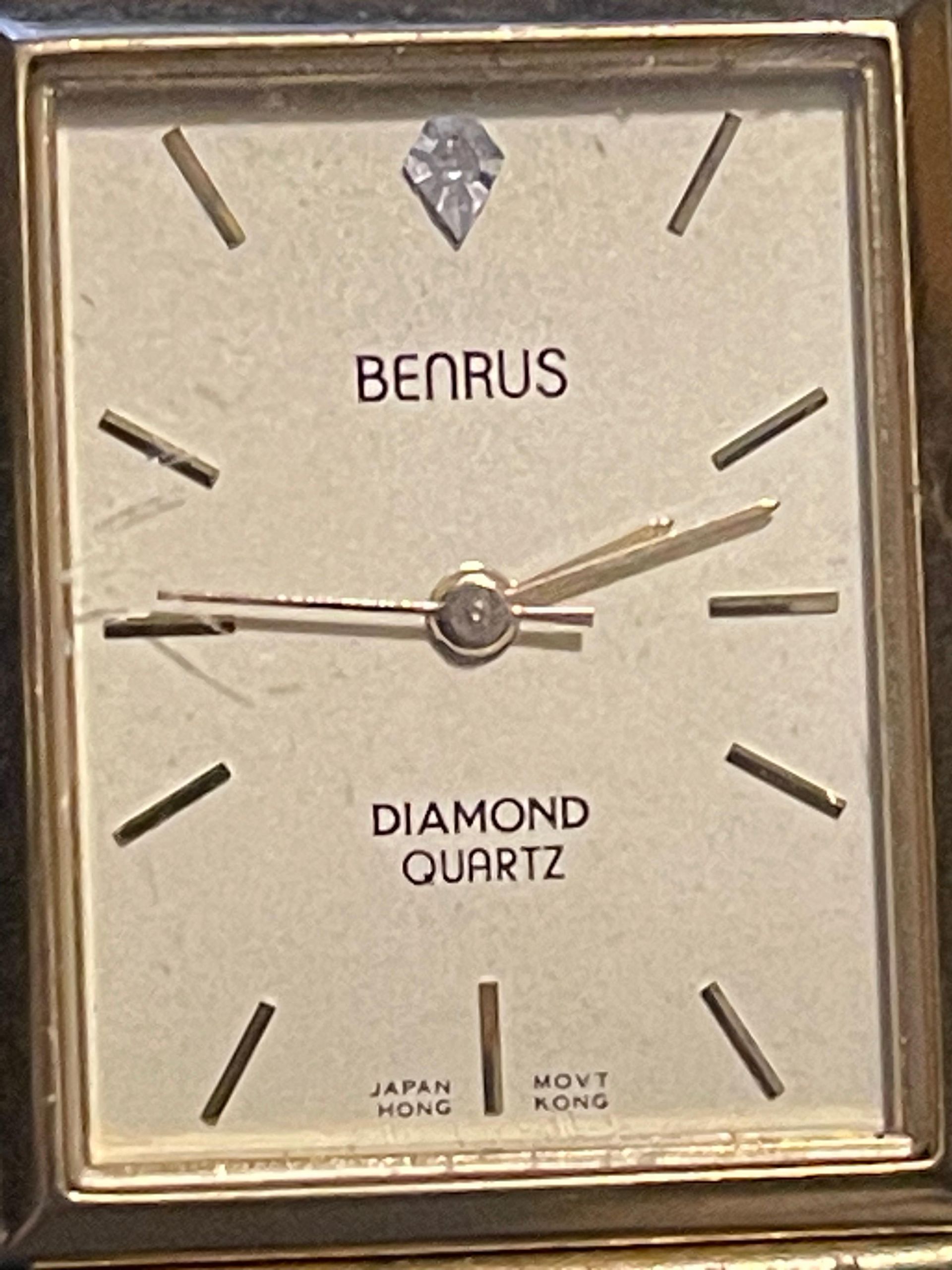 benrus diamond watch
