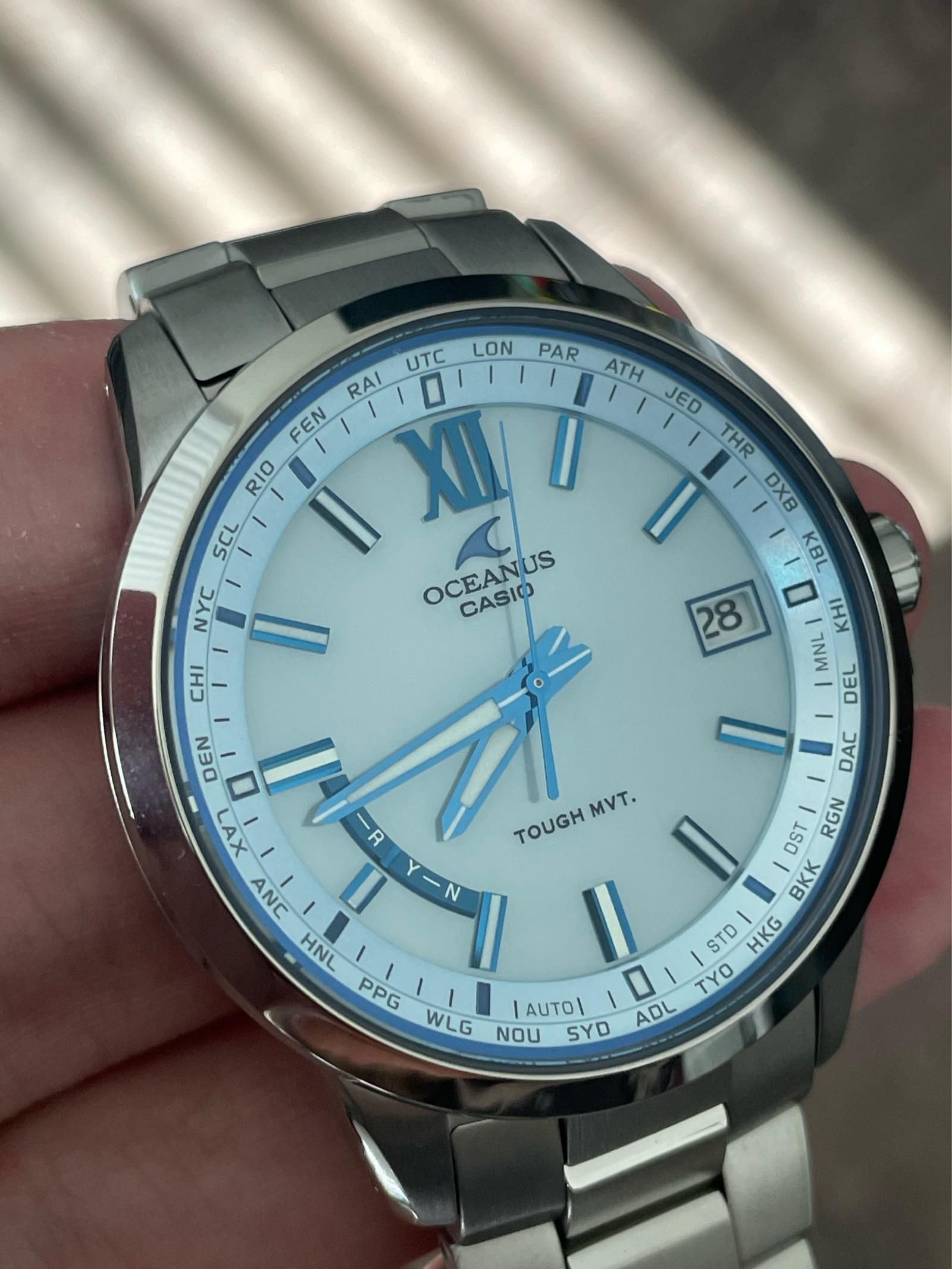 One of the best things to come home to, a new watch! Casio Oceanus