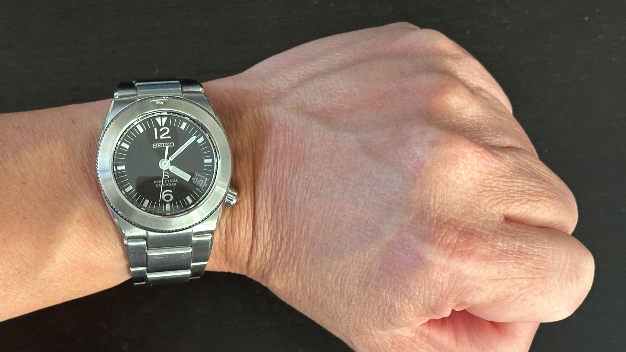 Seiko SUS Perpetual Calendar 8F32-0210 High-Accuracy Quartz