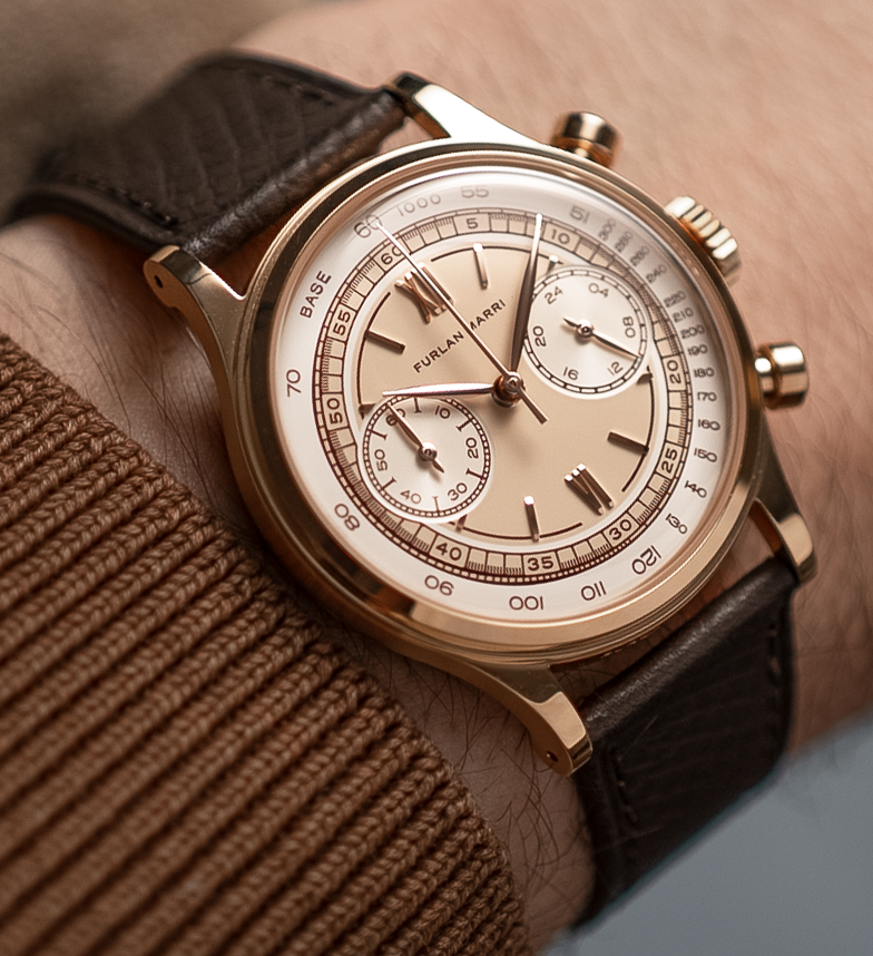 最終決算 Alternative Bi-compax vintage-style chronographs in Rose 邦楽