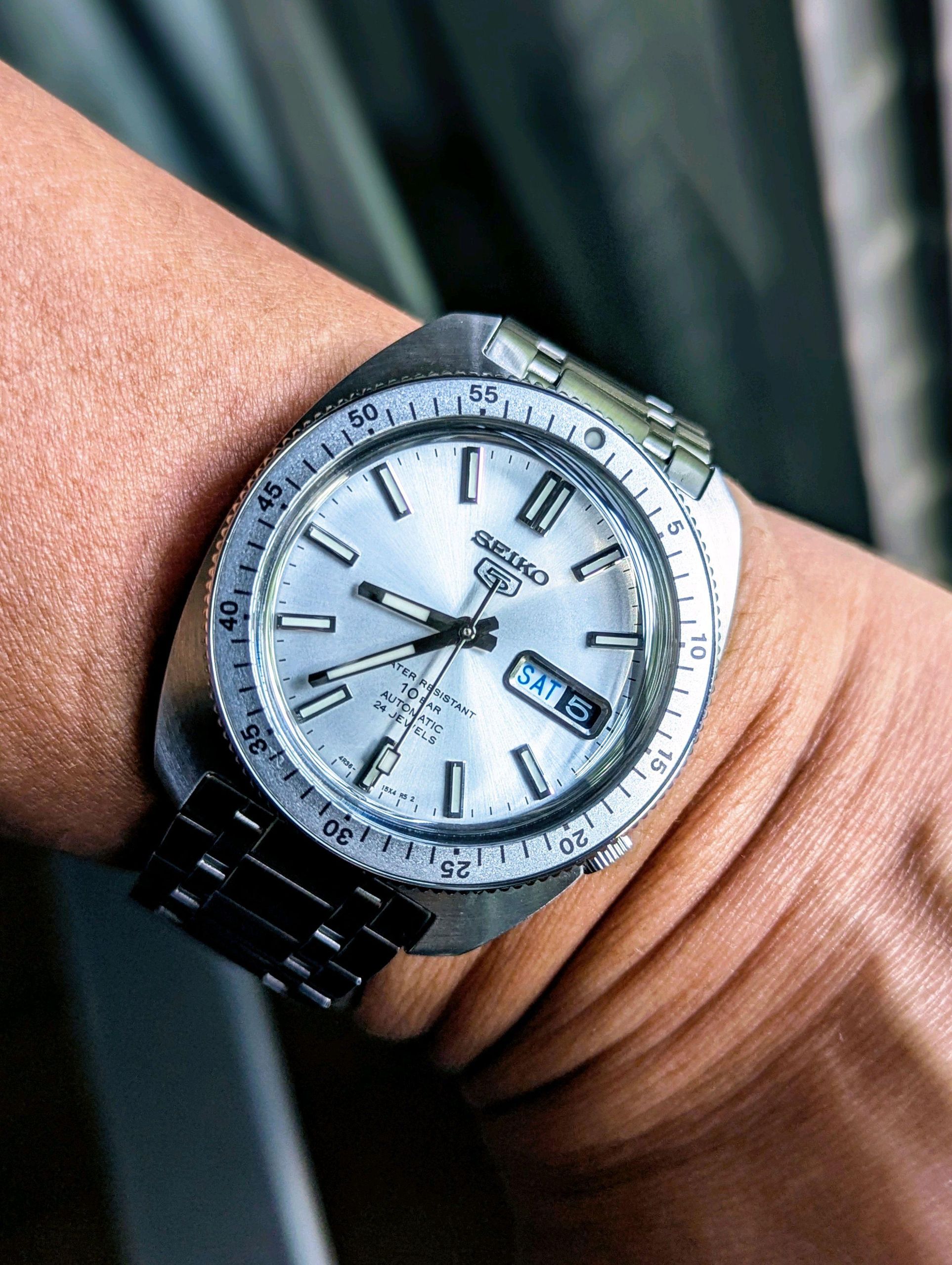 SEIKO5 6119-6010 稼働品 シルバー Seiko 5 SRPL91 