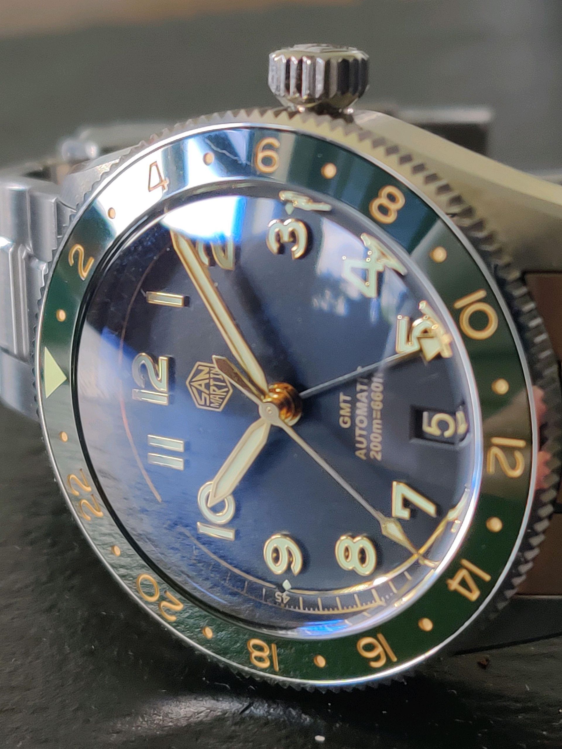 San Martin SNO140W Green & Gilt Edition – A Thoughtful Homage Done 
