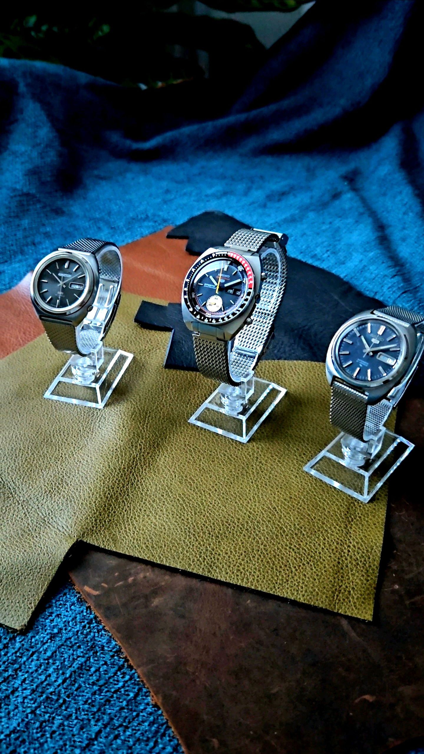 My Seikos on Milanese mesh bracelets | WatchCrunch