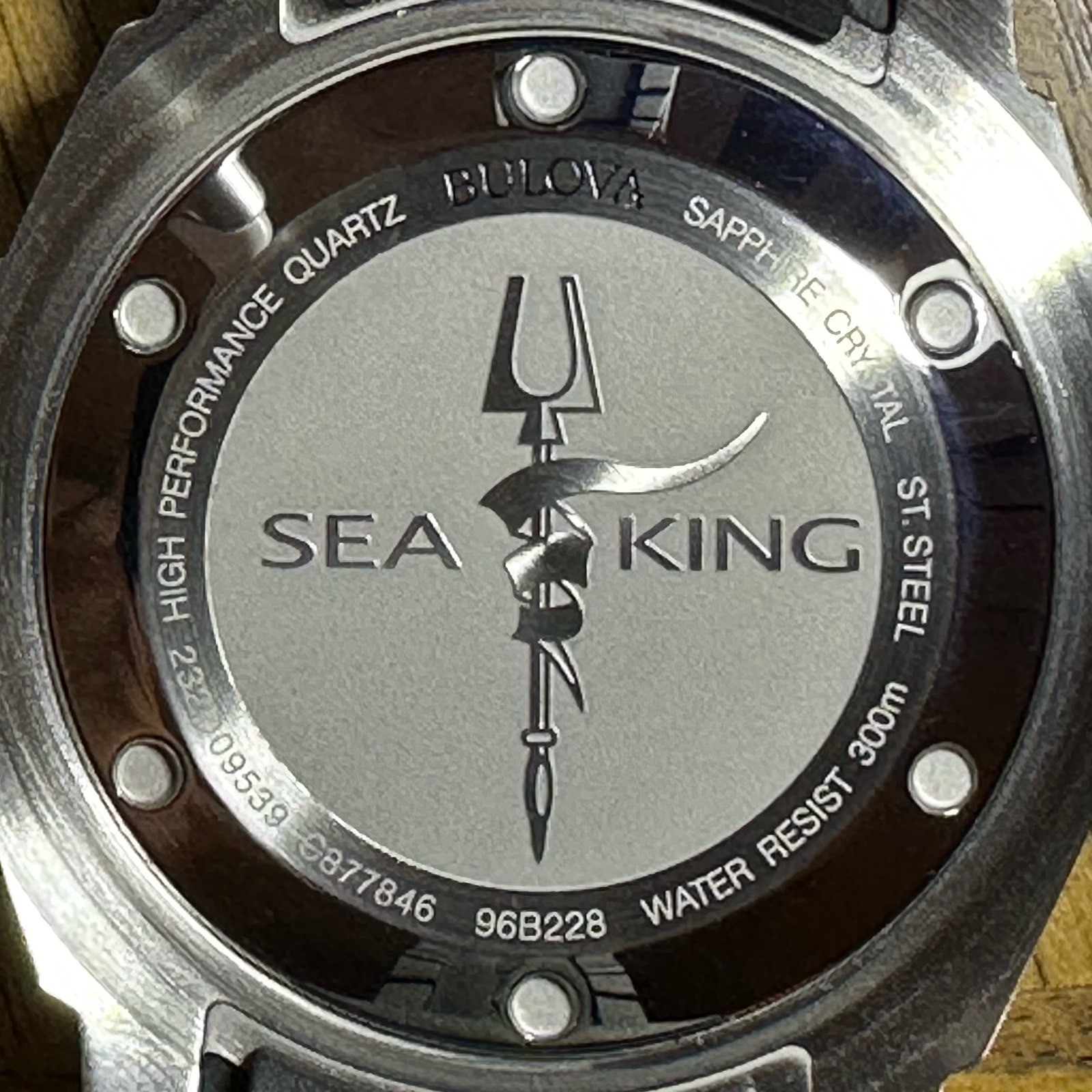 Bulova Sea King Professional Dive Analog Quartz - Black Dial