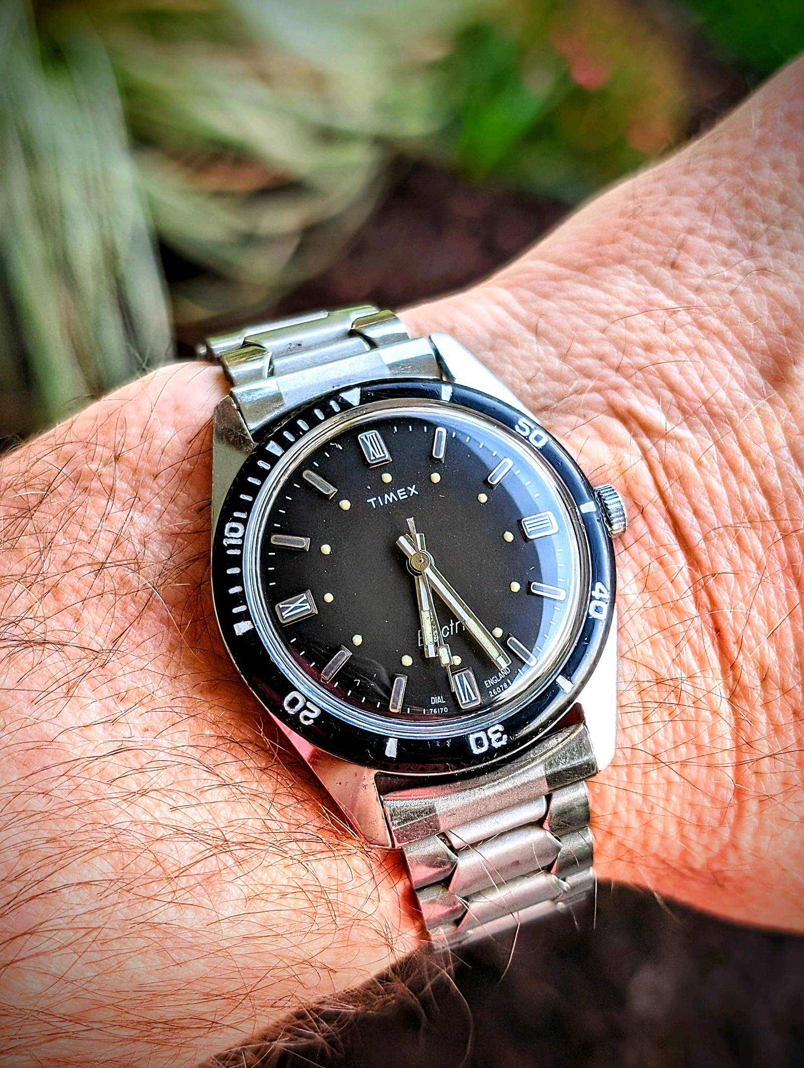 0 Timex Watch - Q Leather Strap TIMEX UG0108 オリジナル 