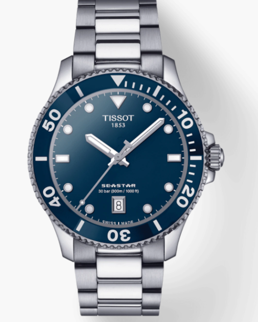 New Tissot Seastar 40mm Quartz | WatchCrunch