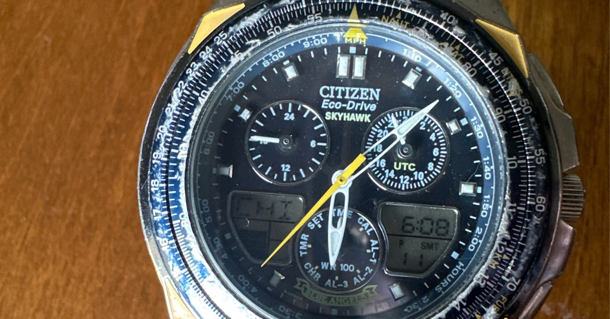 Restore or Replace? 20-Year-Old Citizen Eco Drive C651 Blue Angels