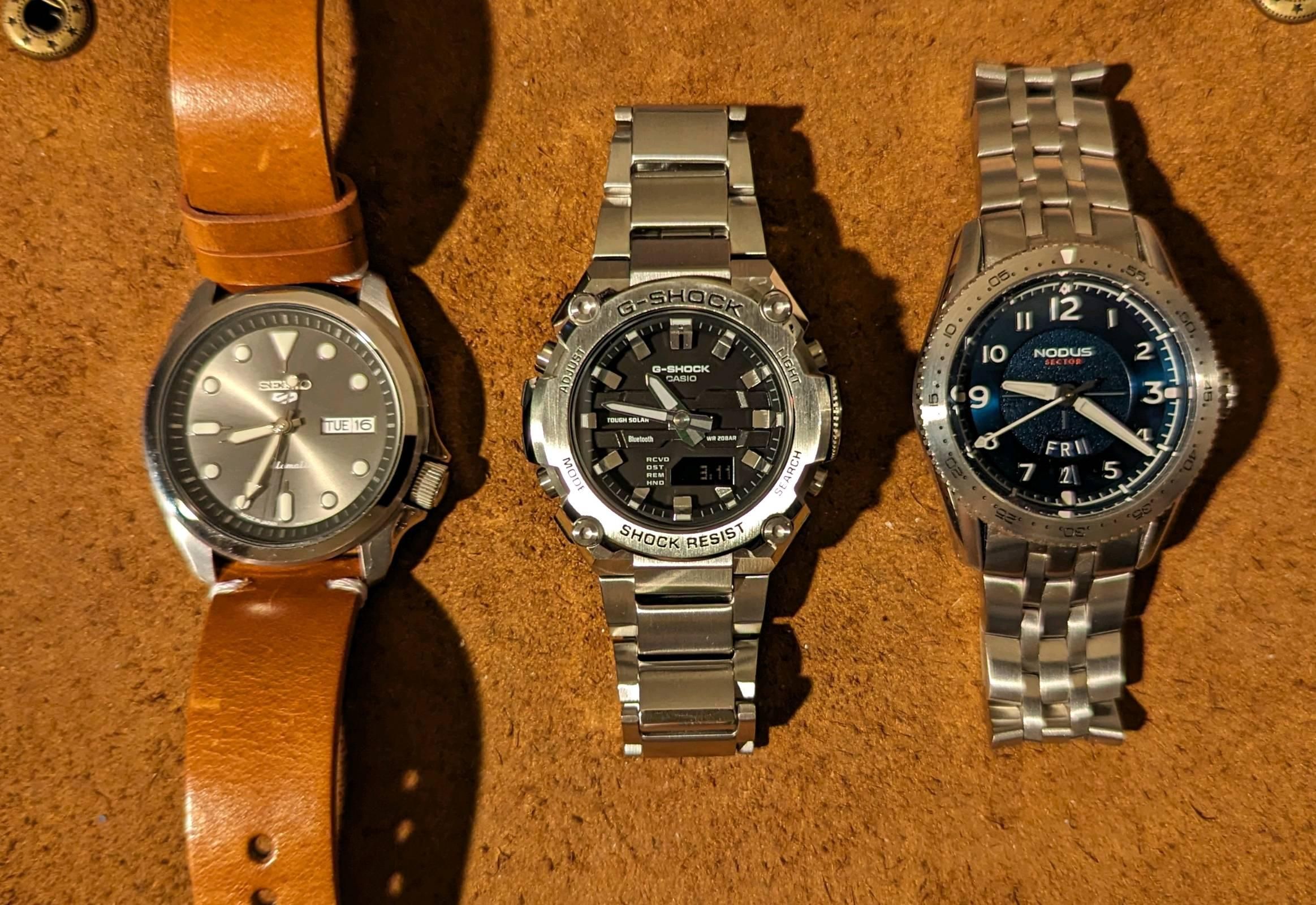 G-Shock GST-B600The G-Shock for the traditionalist watch