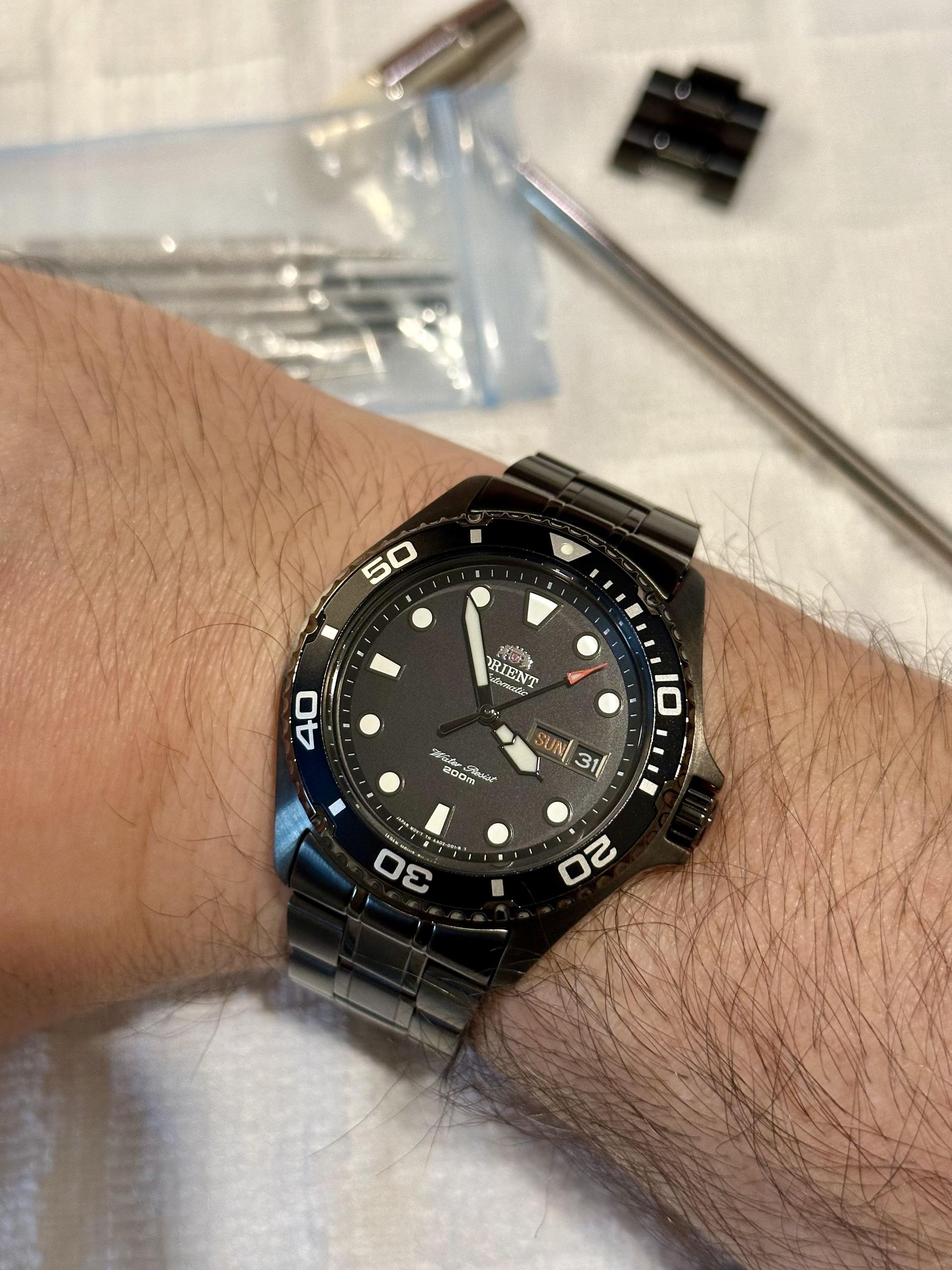 Diver Watch Orient Men's Orient Ray Amazon Orient] Ray Raven R