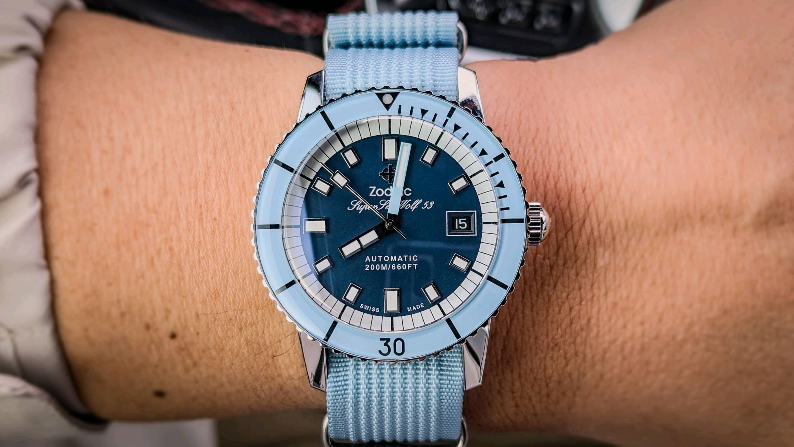 Zodiac Super Sea Wolf color play on the inexpensive | WatchCrunch
