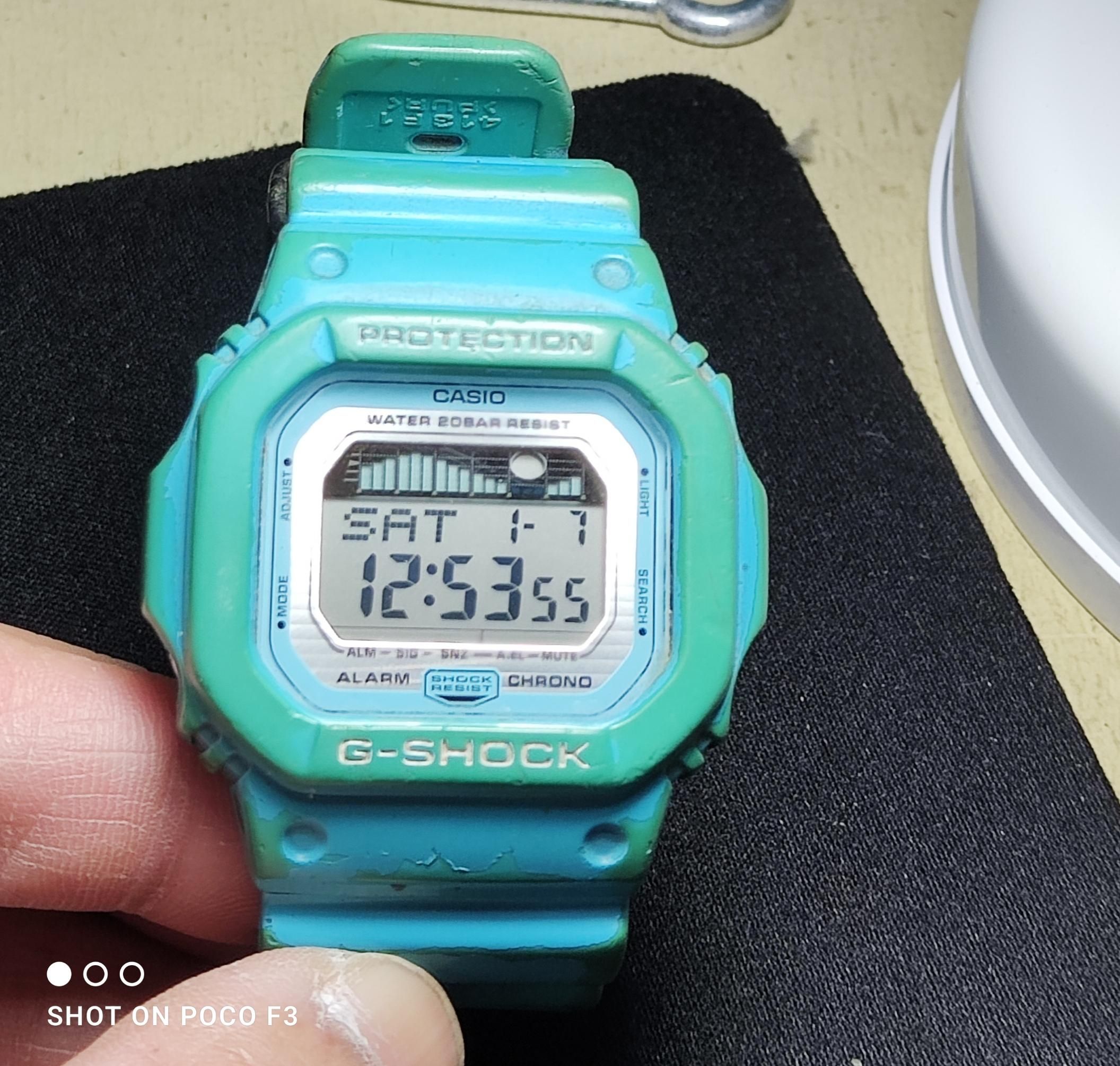 CASIO G-SHOCK GLX-5600 ターコイズ 美品 G-SHOCK GLX-5600A-2JF G