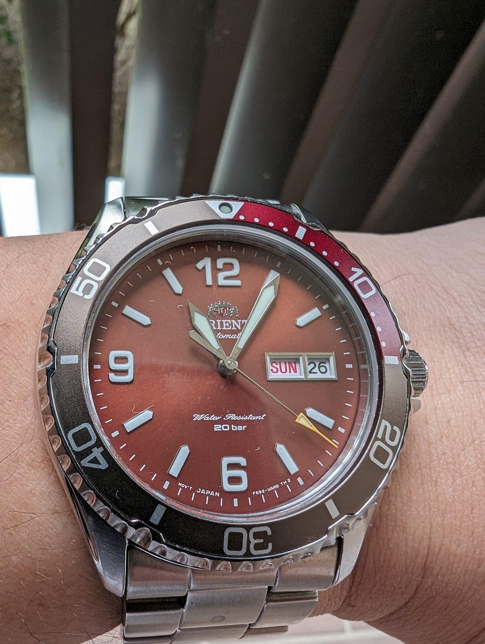 Orient Kamasu Red