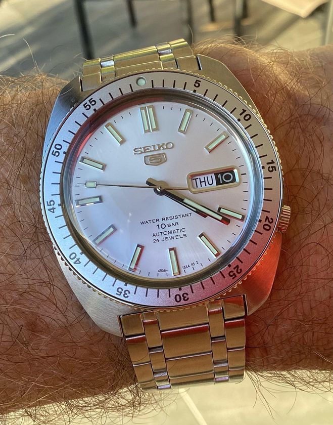 The Seiko 5 Gene Kranz model | WatchCrunch