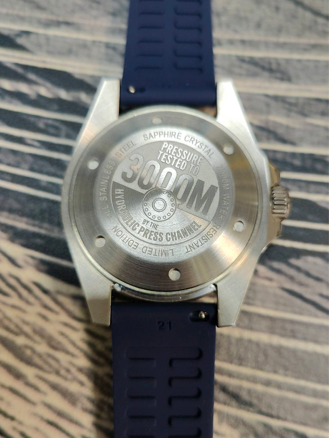 Cronos L6009 Orologio automatico da uomo subacqueo senza data