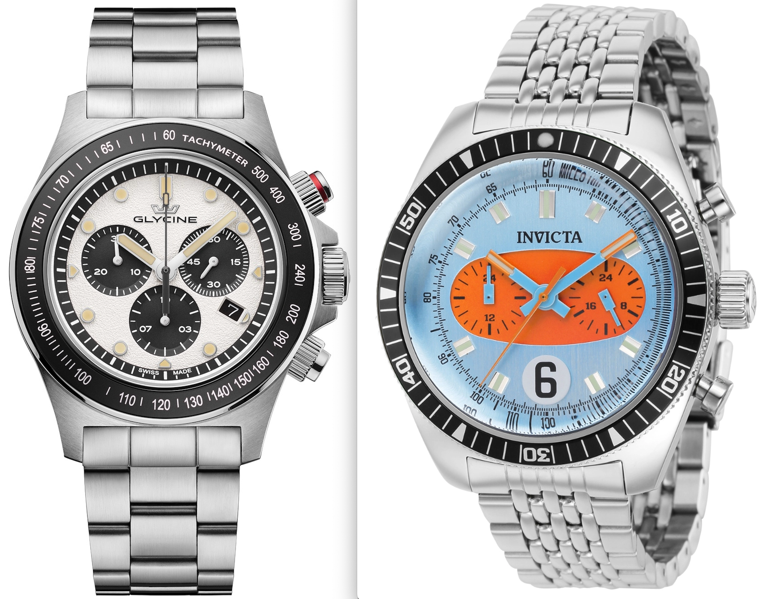 至高のモデル★グリシン・コラボ INVICTA GLYCINE 44290 model 44290 | InvictaWatch.com