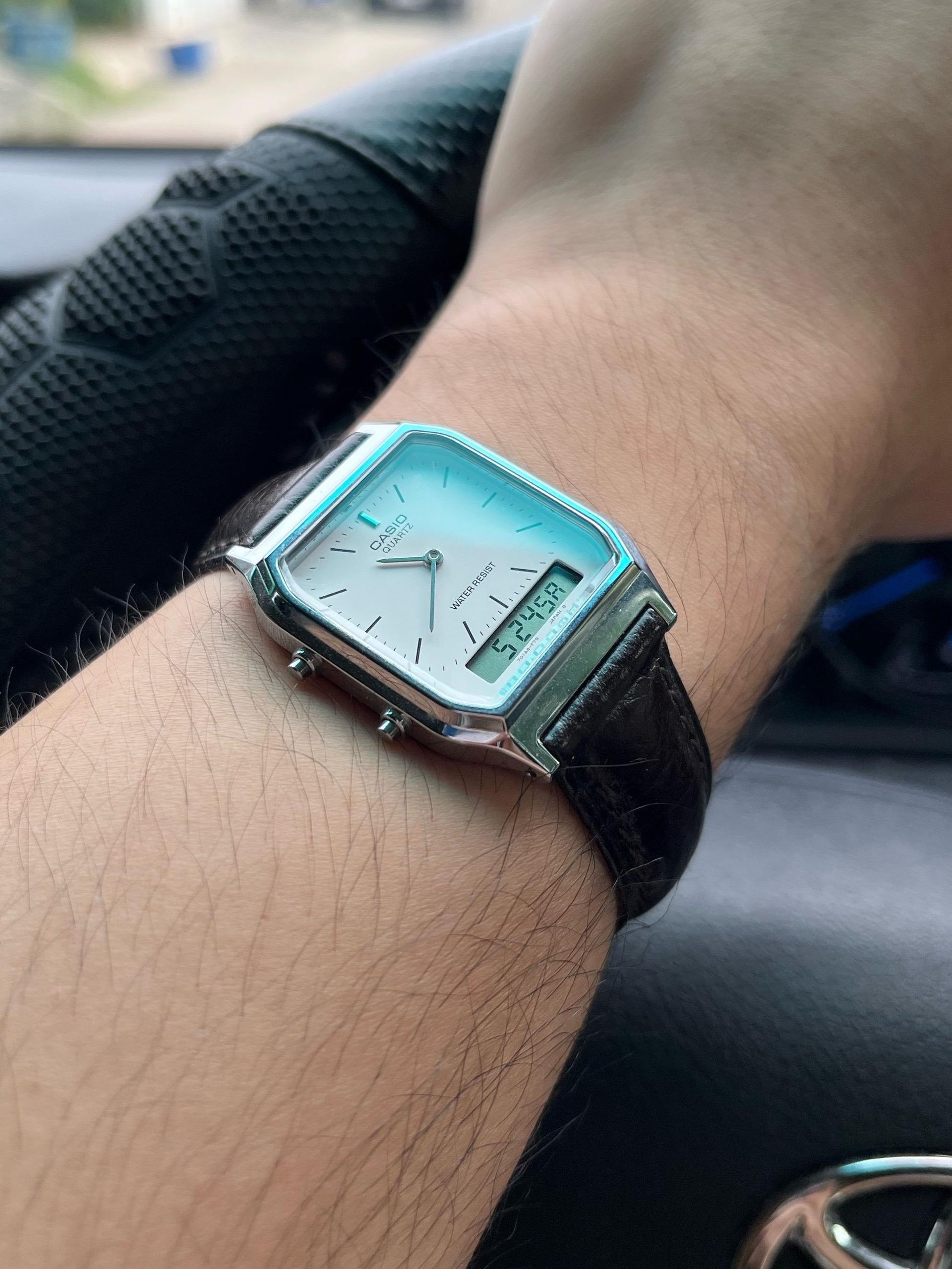 CASIO AQ230 TURQUOISE TIFFANY BEAMS