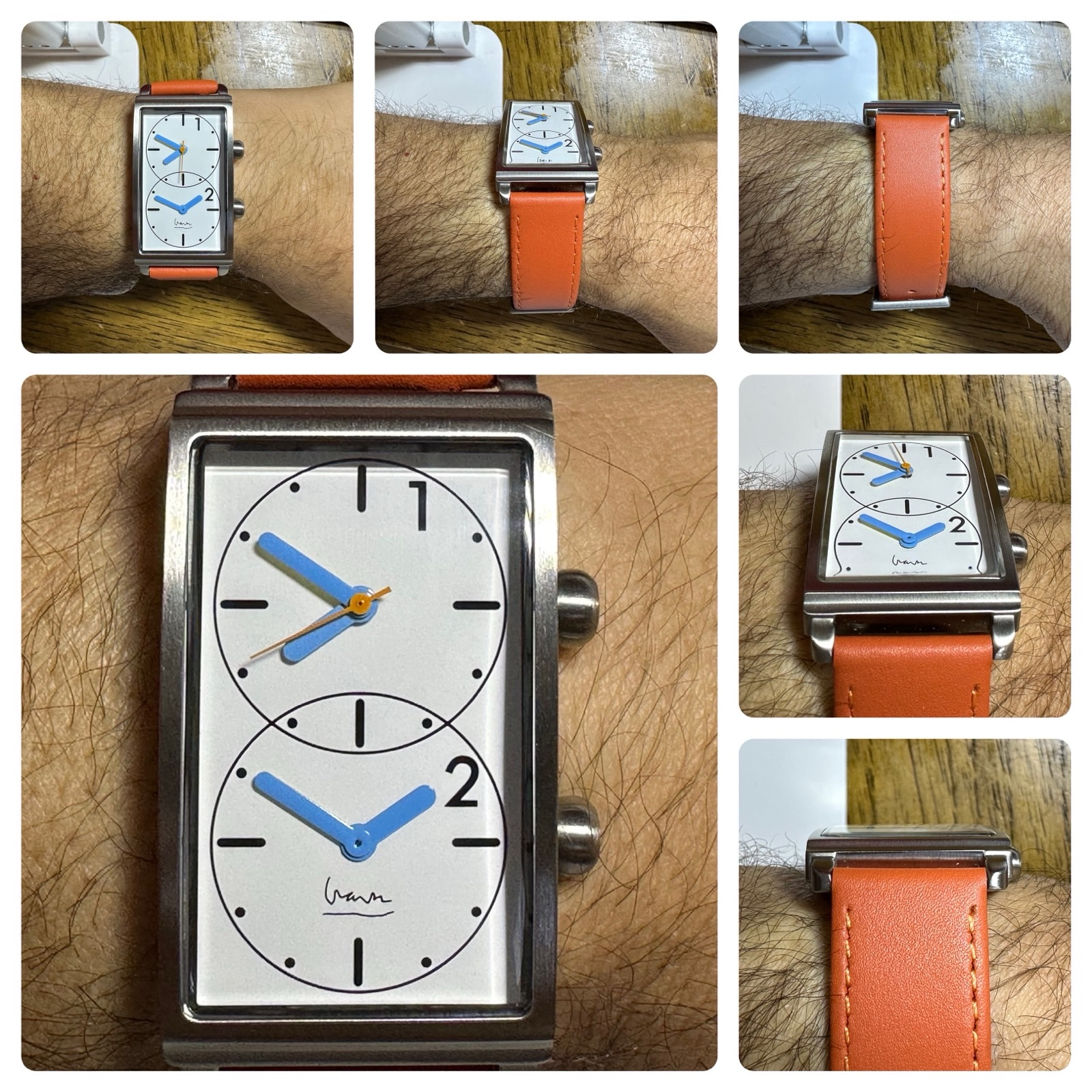 Projects Watches Grand Tour Dual Time Analog Quartz - Burnt Orange