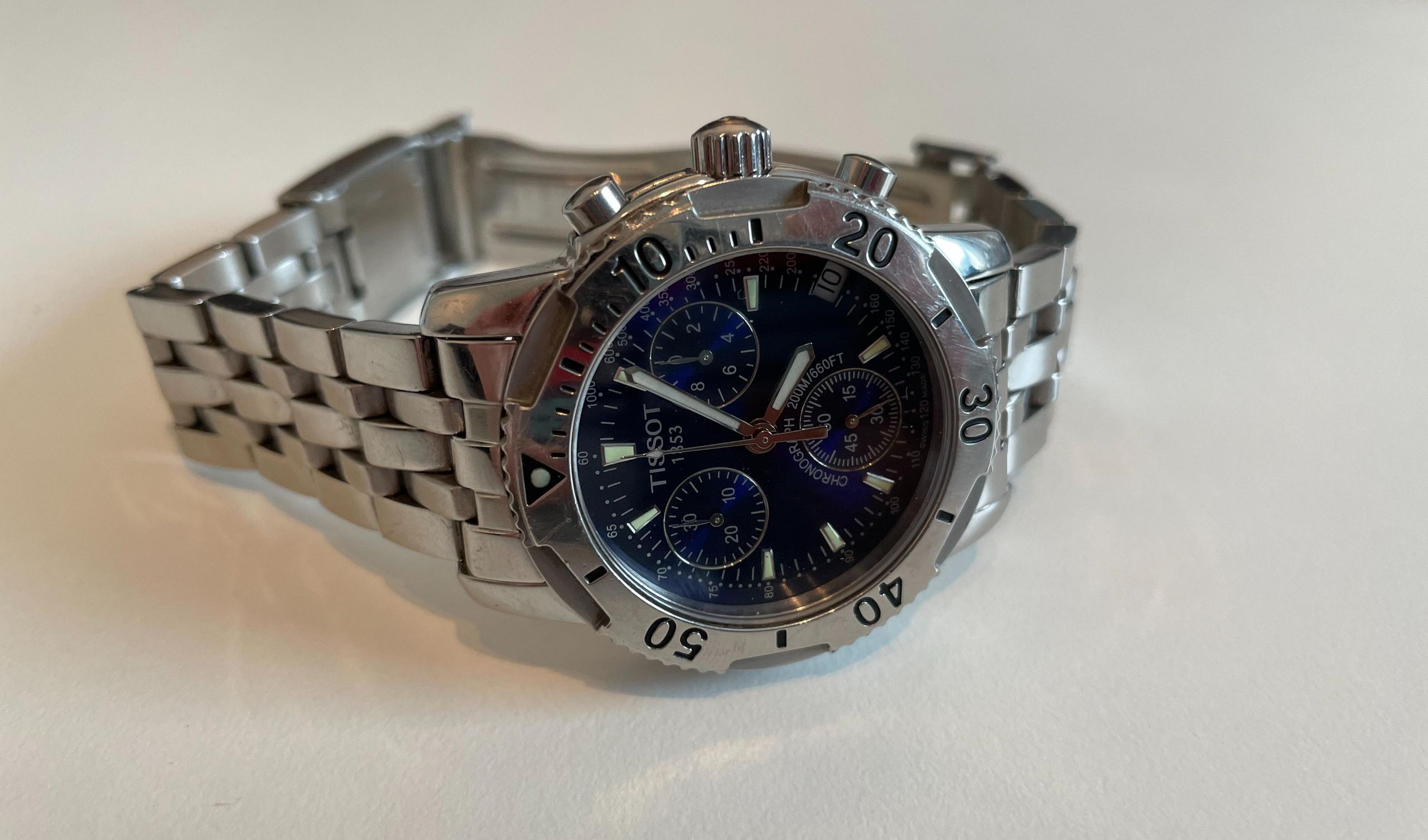 時計 TISSOT T362/462 QZ CHRONOGRAPH BOX ETC Tissot PRS 200 Silver Men's Watch - T362/462 for sale online