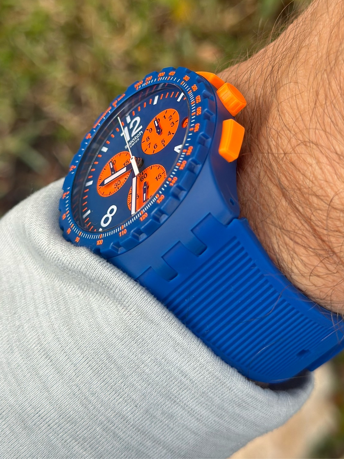 Swatch Primarily Blue | WatchCrunch