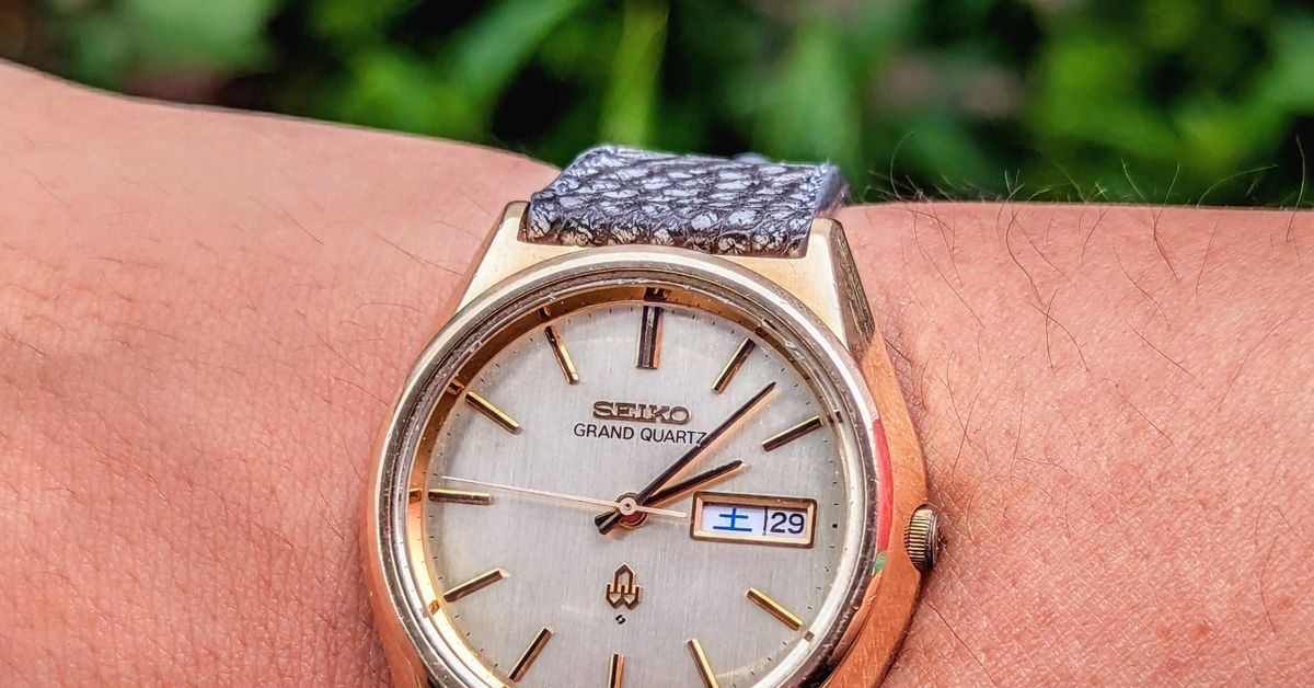 Seiko Grand Quartz 4843-8041, made in September of 1976