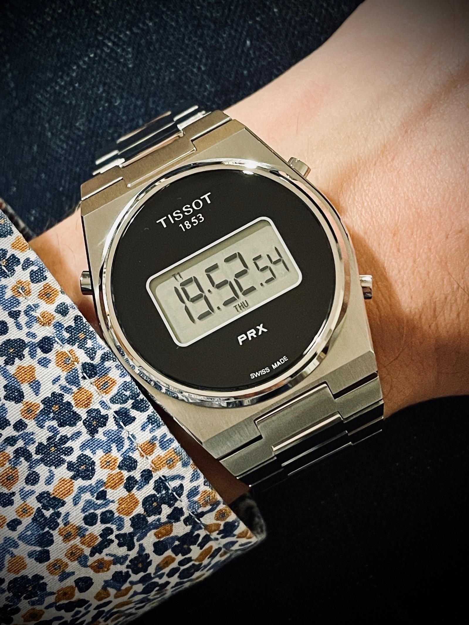 Tissot PRX Digital 40mm Black Dial | WatchCrunch