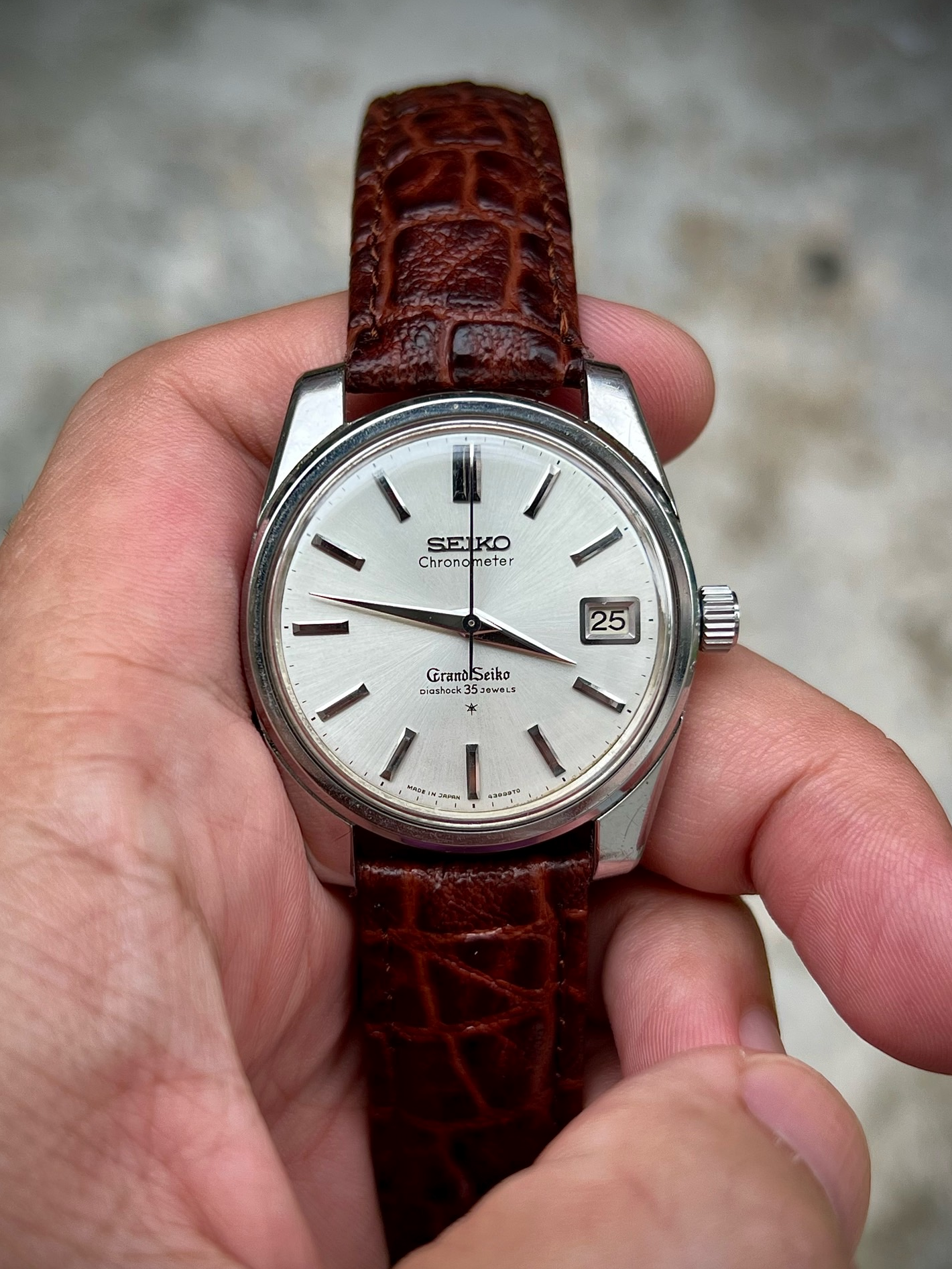 おしげ Vintage Grand Seiko Self Dater 43999 | WatchCrunch