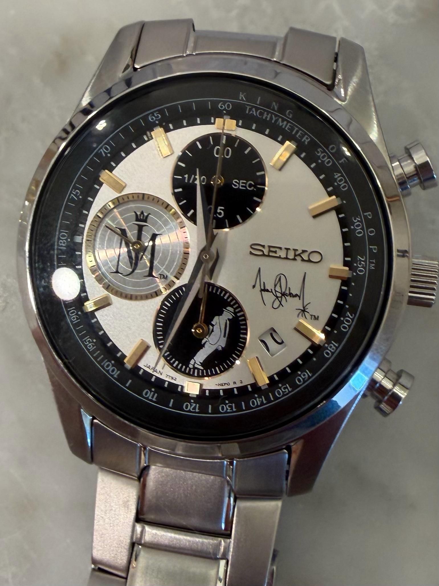 Seiko - Michael Jackson tribute chronograph | WatchCrunch