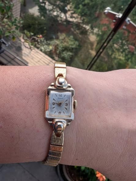 Benrus Art Deco 10kt GRP