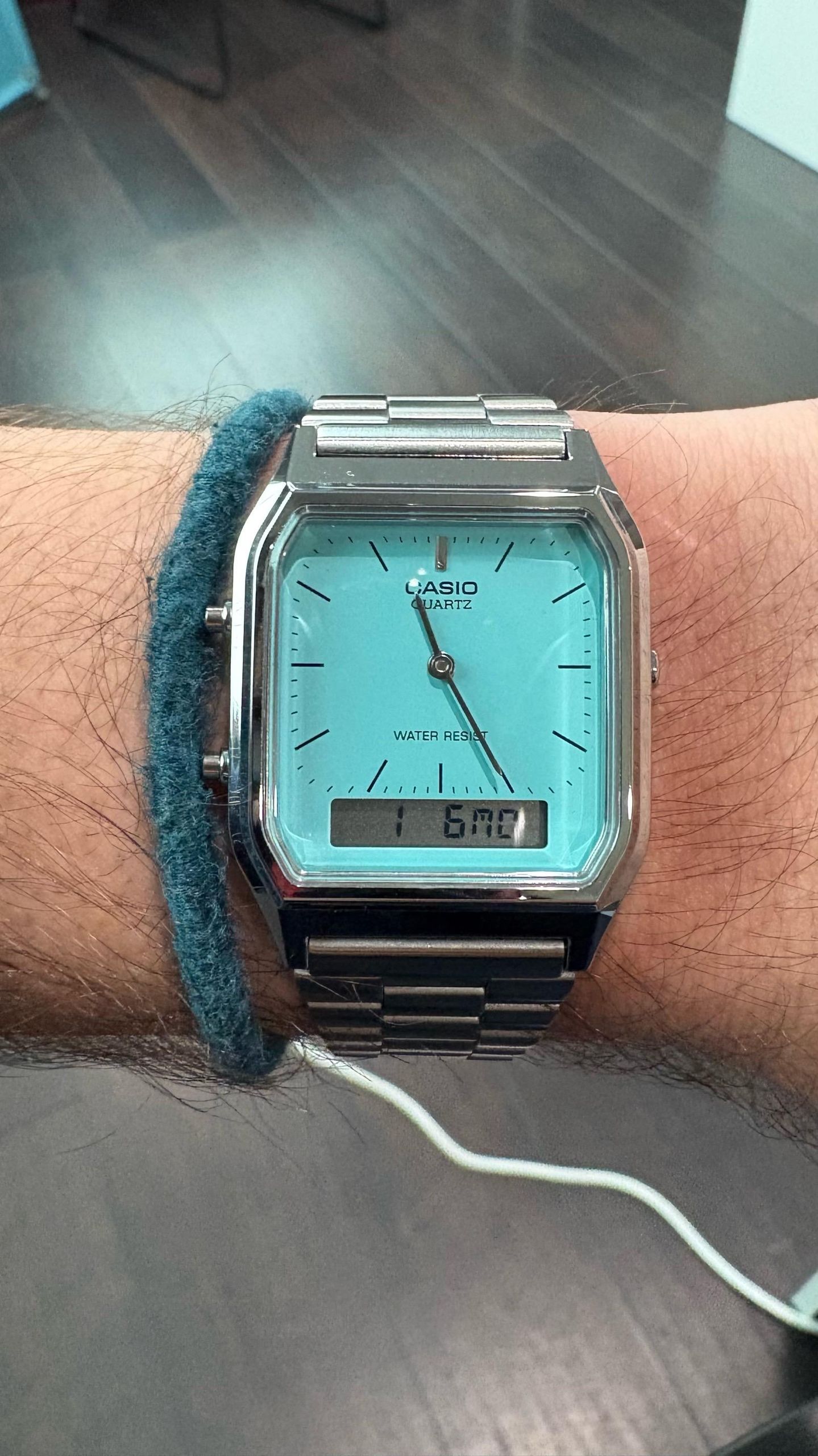 Casio AQ230A-2A2VT (Turquoise/Tiffany Blue) | WatchCrunch
