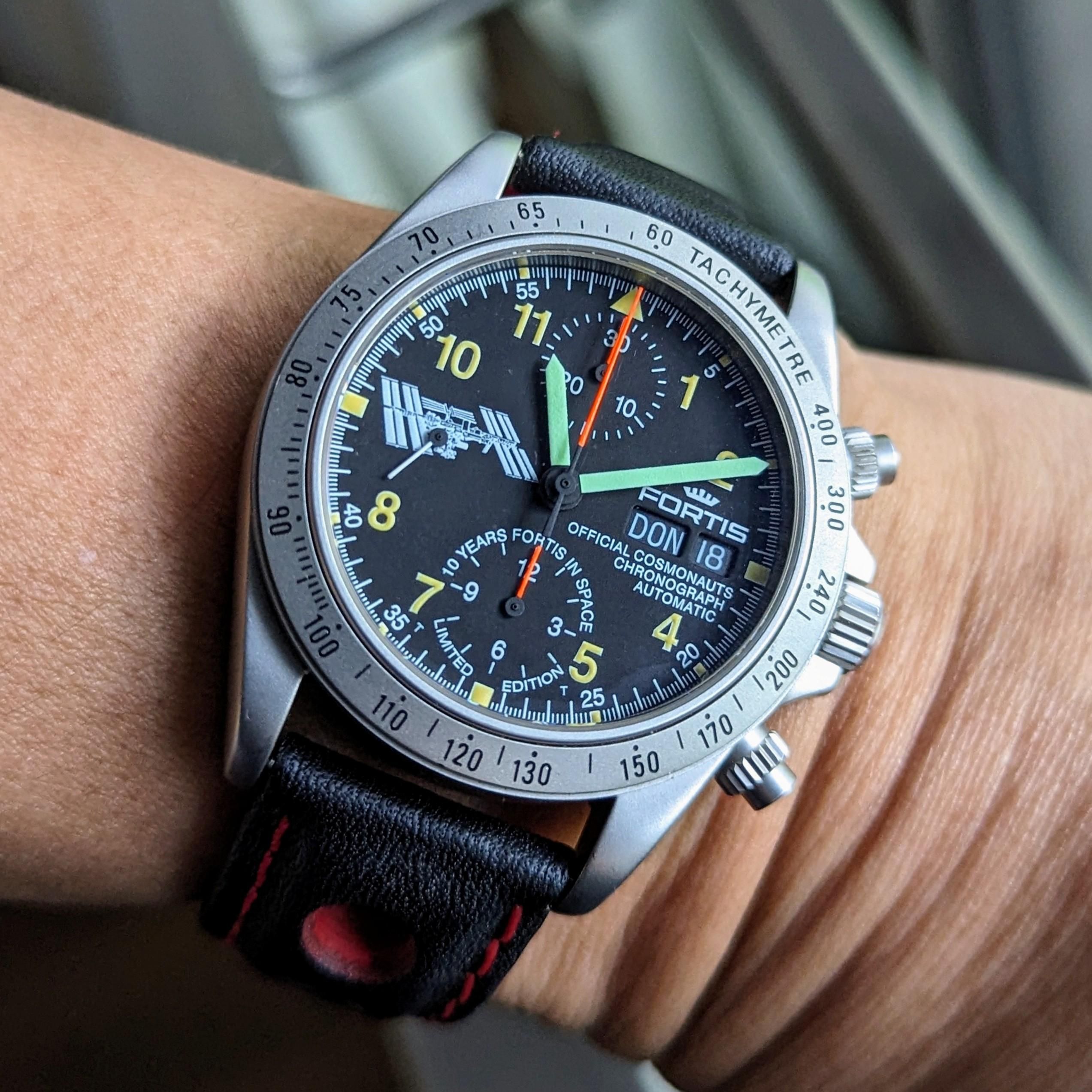 Fortis Cosmonauts Chronograph, 10 Years in Space Limited