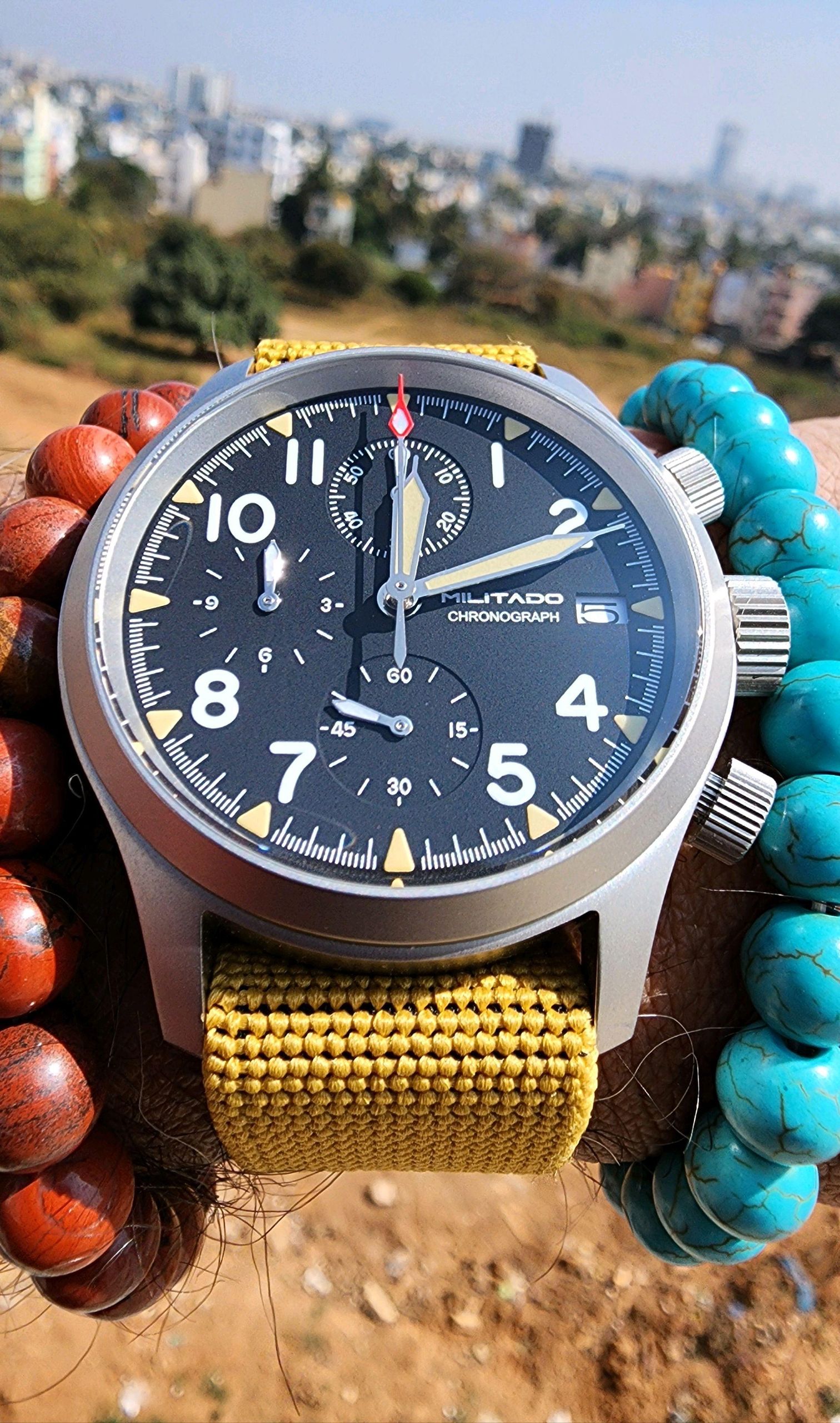 MILITADO Retro VK67 Quartz Chronograph ML1868-2 | WatchCrunch
