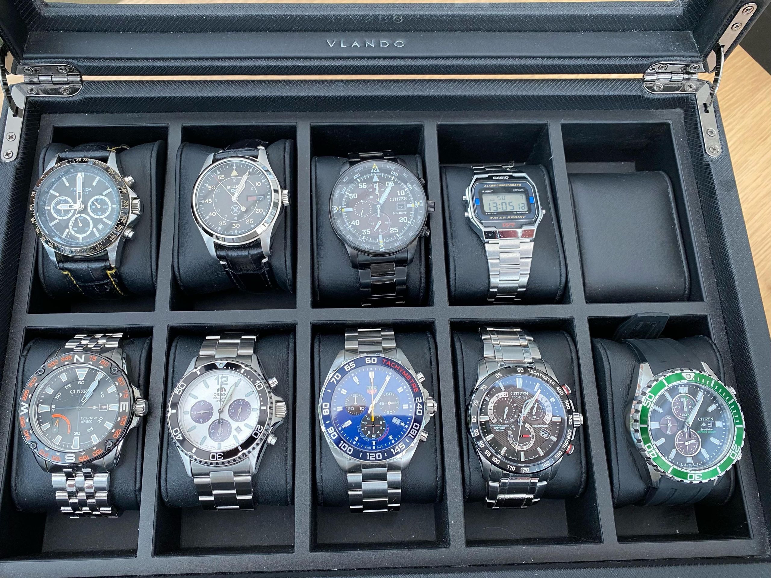 ORIENT MAKO CHRONOGRAPH SOLAR RA-TX0203S | WatchCrunch
