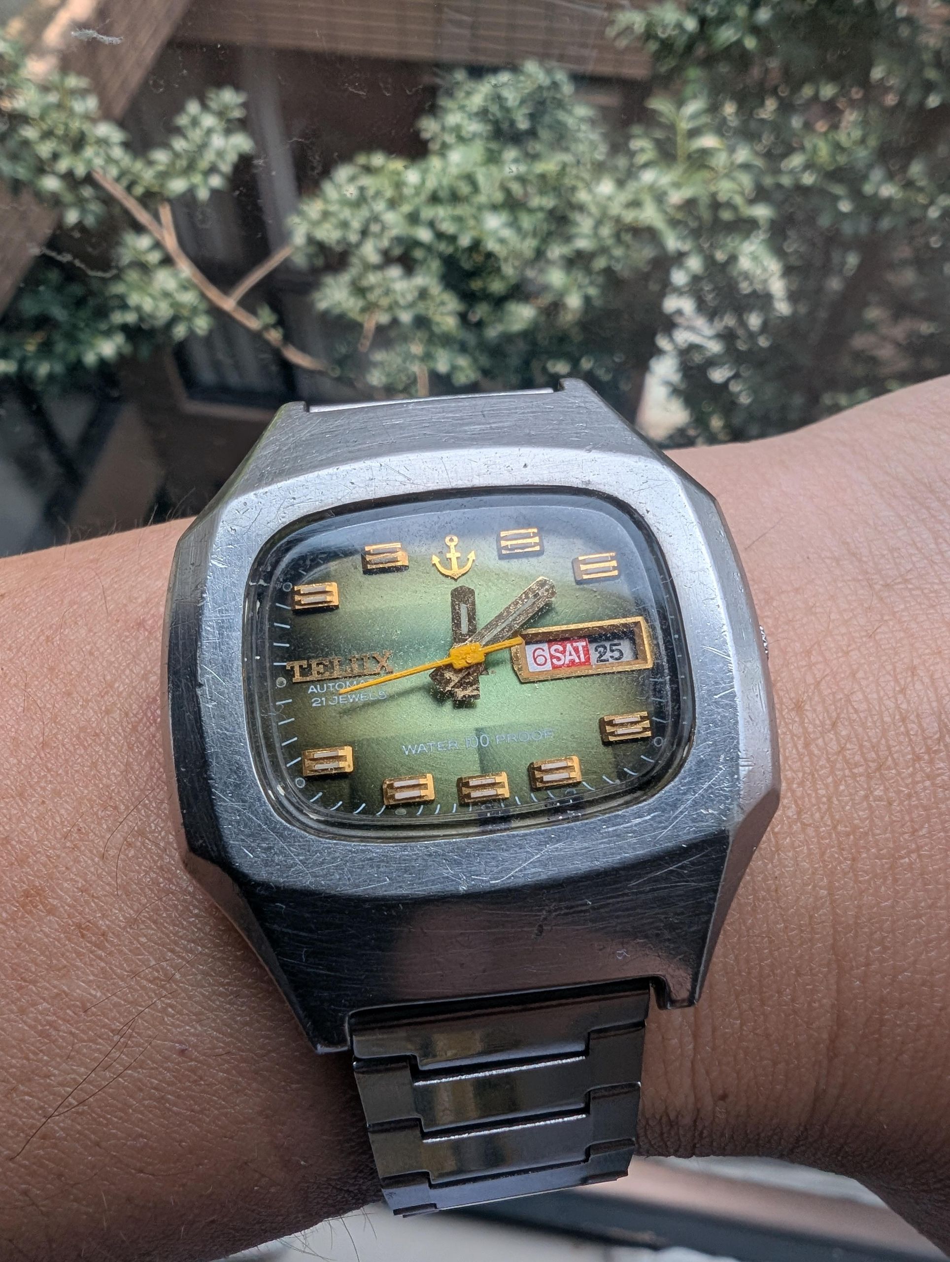 Other Telux Automatic Green Dial TV