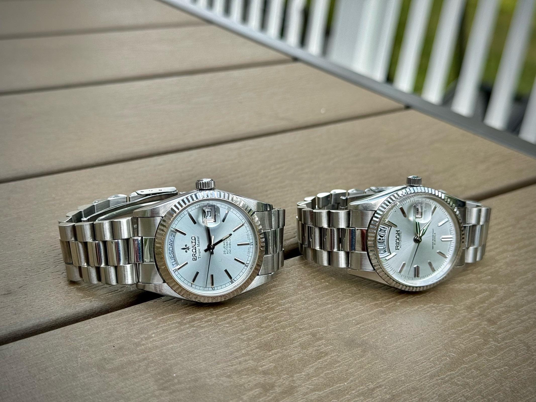 Which vintage homage do you like, Rolex white gold day date