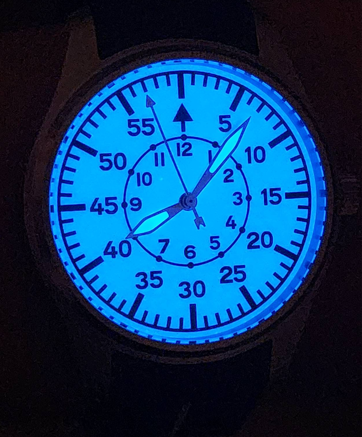 Aimimo Design Flieger Blue Lume | WatchCrunch