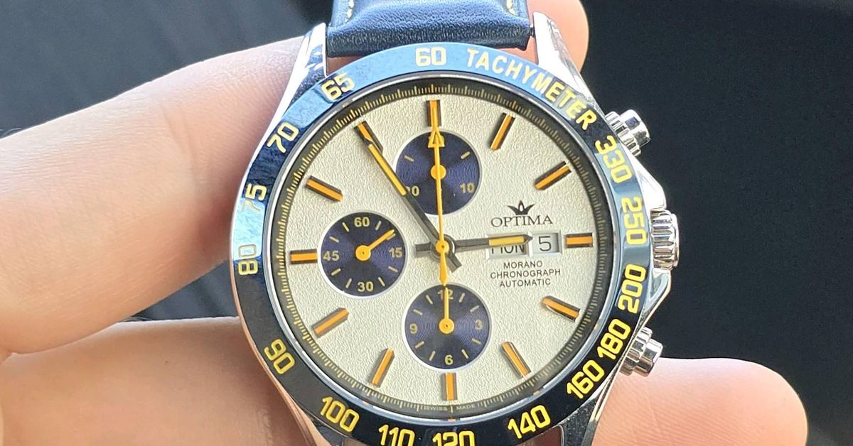 Optima Automatic Chronograph watch for inexpensive price | WatchCrunch